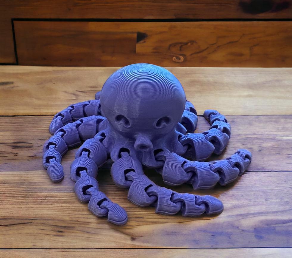 Fidget Squid / Octopus Fidget Toy: Playful Stress Relief for Her or Him