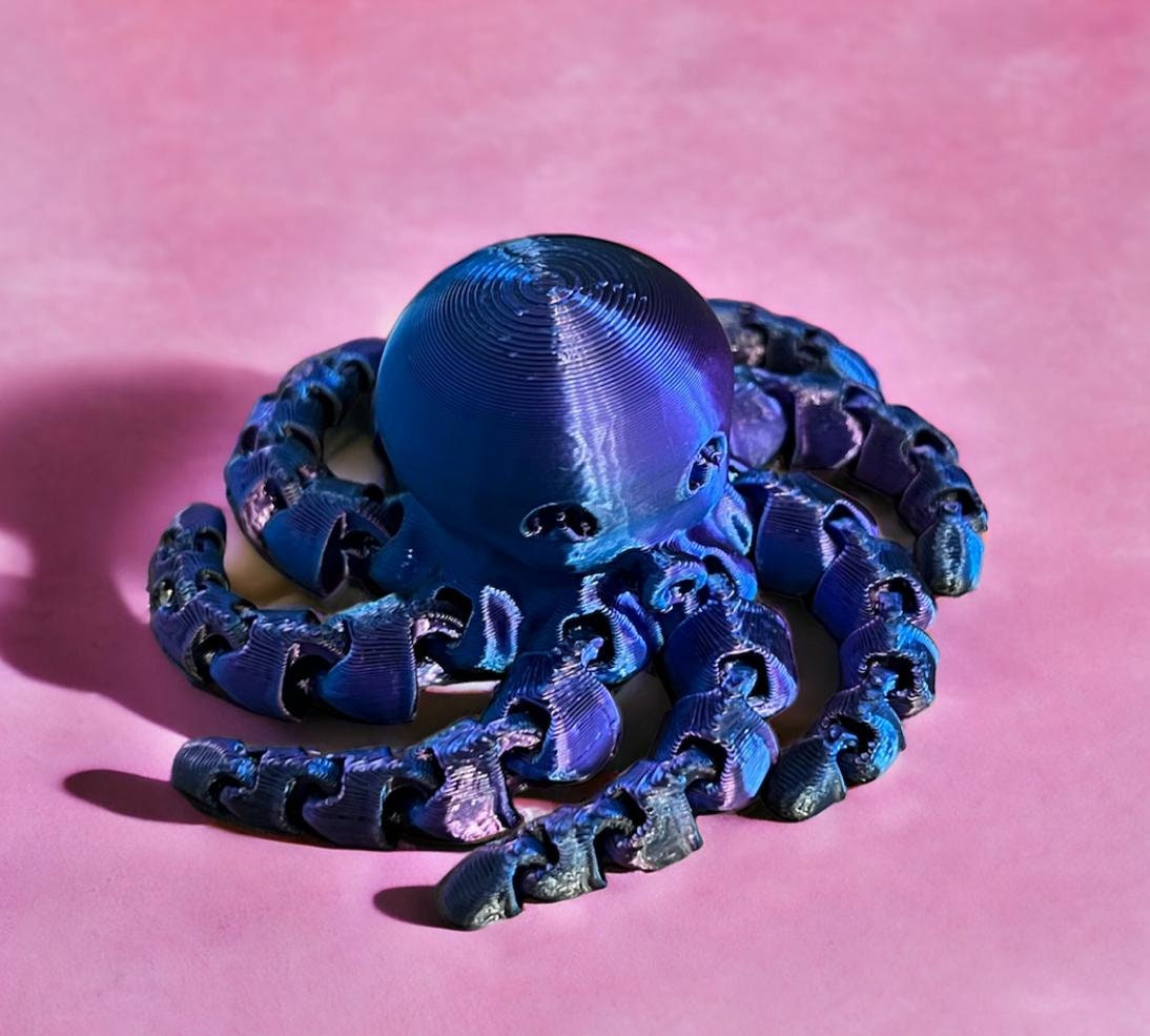 Fidget Squid / Octopus Fidget Toy: Playful Stress Relief for Her or Him