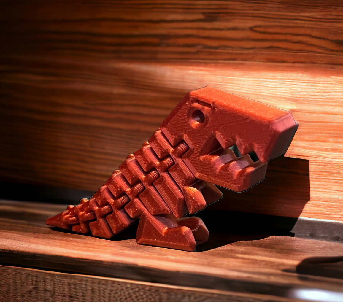 Dinosaur - Adorable Flexible T-Rex | Whimsical Dinosaur Toy | Perfect Desk Accessory | Gift for Dino Fans