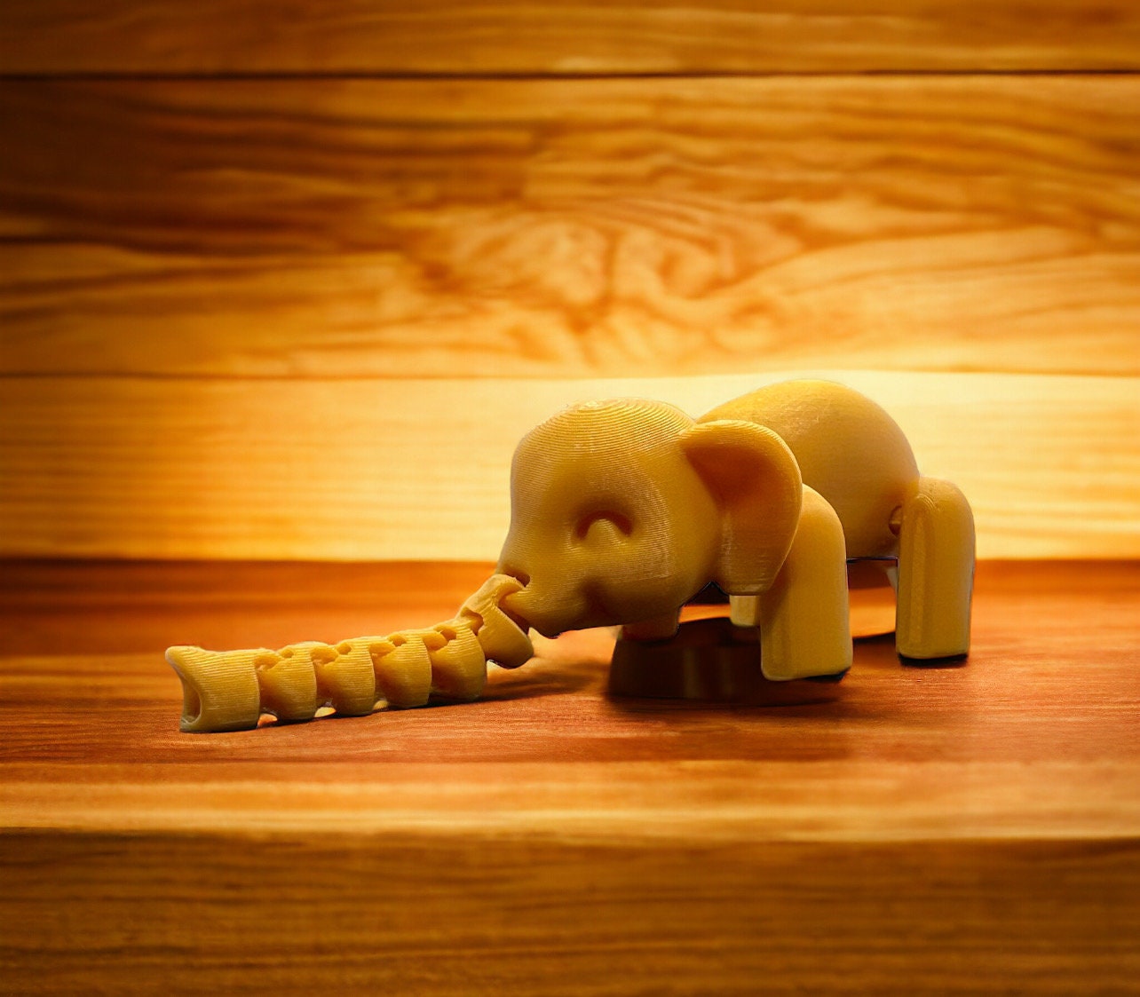 Elephant Gift - 3D-Printed Flexible Elephant Fidget Toy | Desk Toy | Sensory Toy