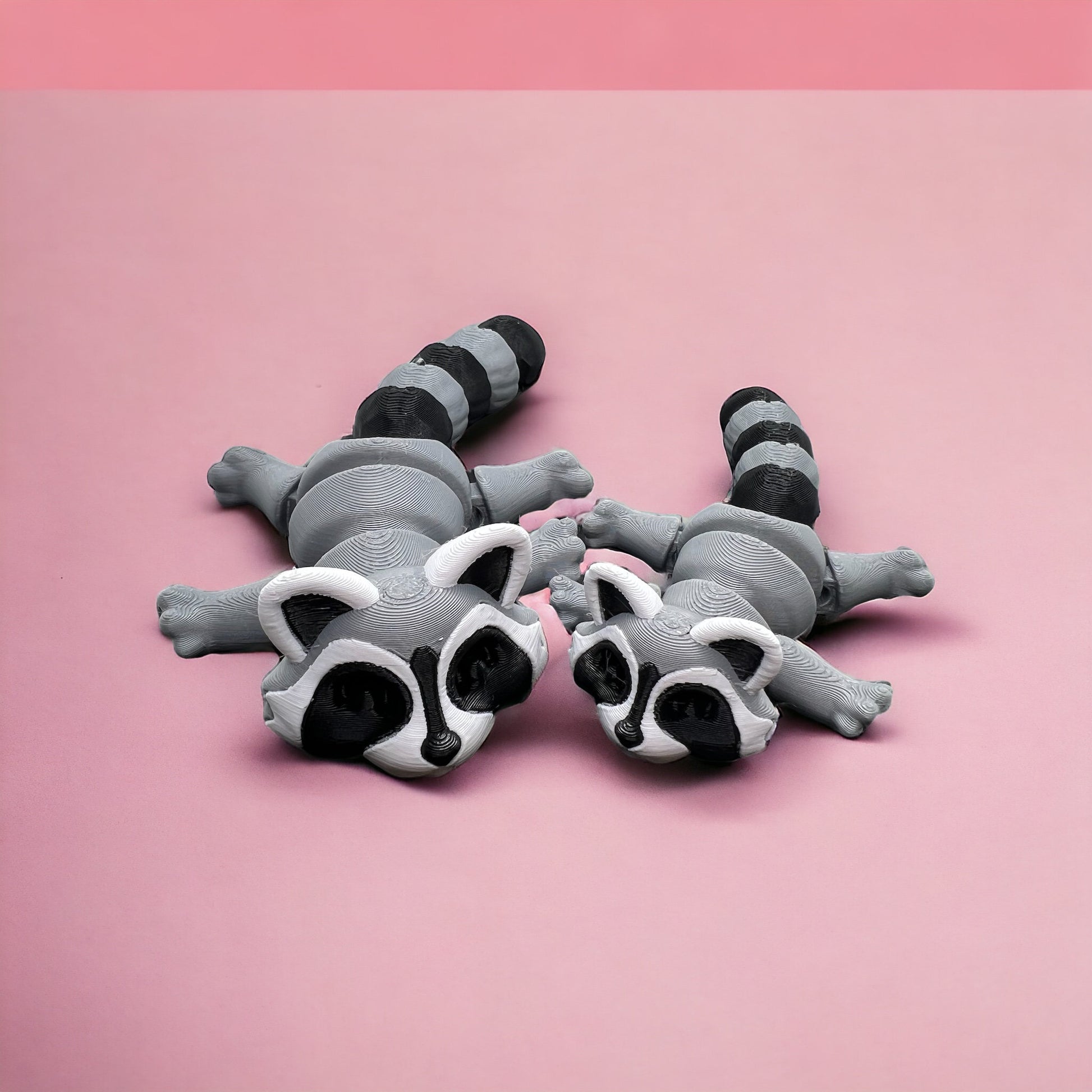 Handmade 3D Printed Articulated Raccoon | Fidget Toy | ADHD Toy | Funny Gift | Gift For Him & Her