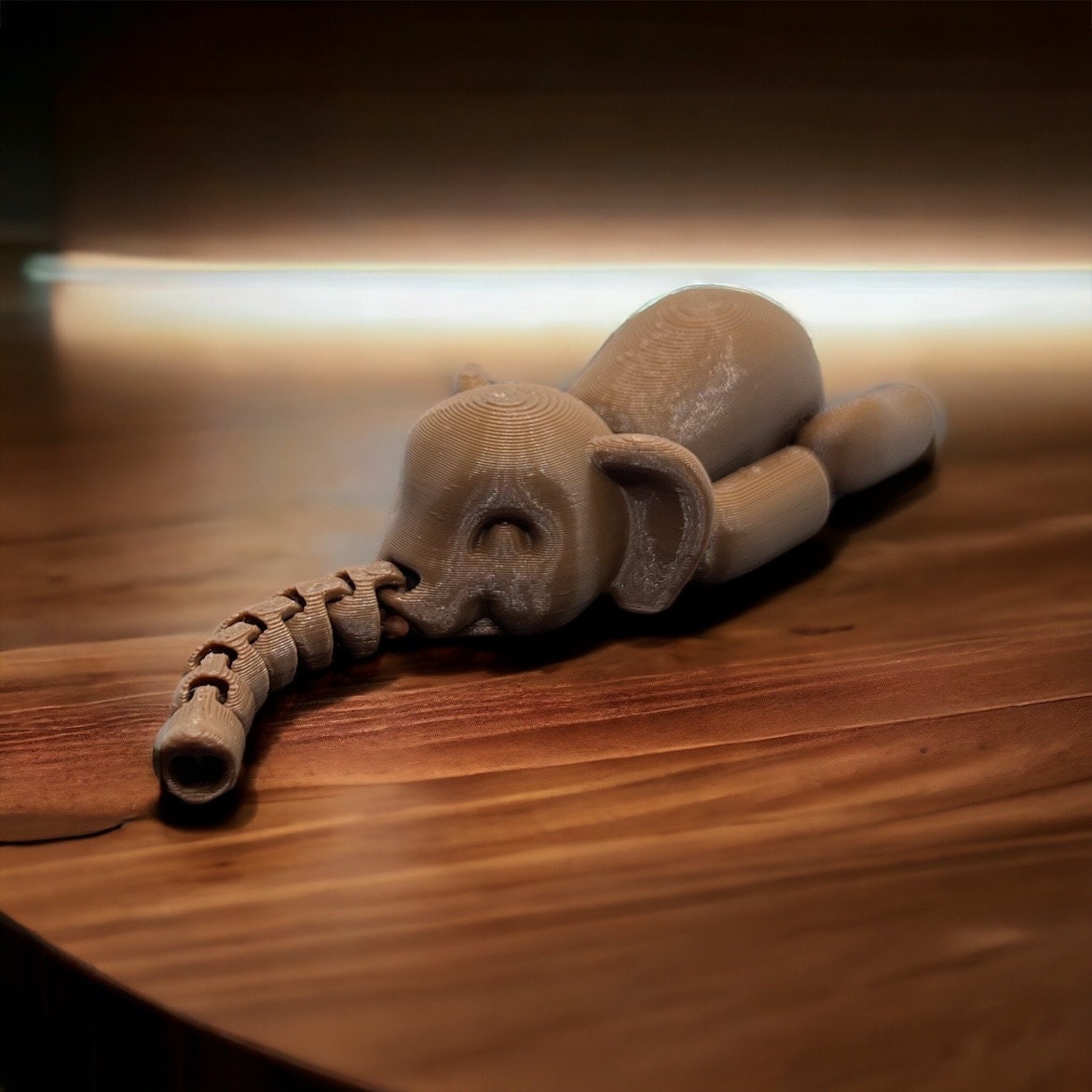 Elephant Gift - 3D-Printed Flexible Elephant Fidget Toy | Desk Toy | Sensory Toy
