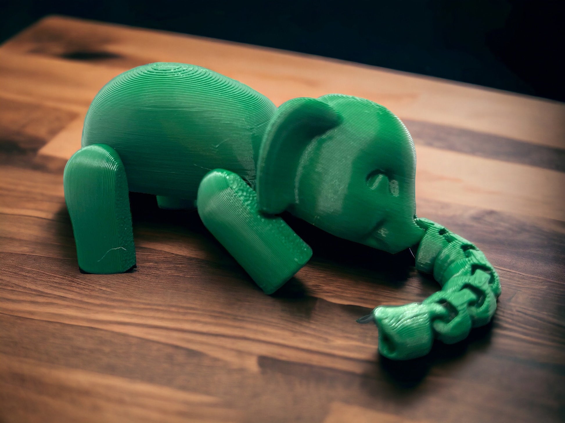 Elephant Gift - 3D-Printed Flexible Elephant Fidget Toy | Desk Toy | Sensory Toy