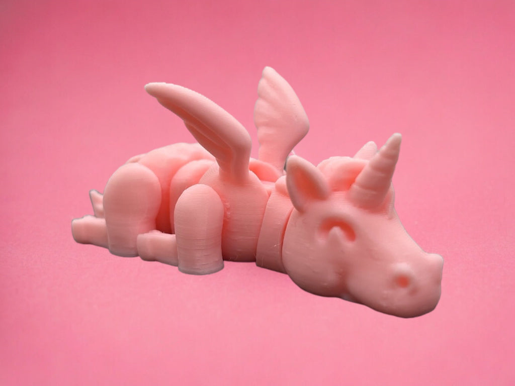 Articulated Unicorn | 3D Printed Figurine | Whimsical Desk Decor | Handcrafted Collectible | Gifts for Her