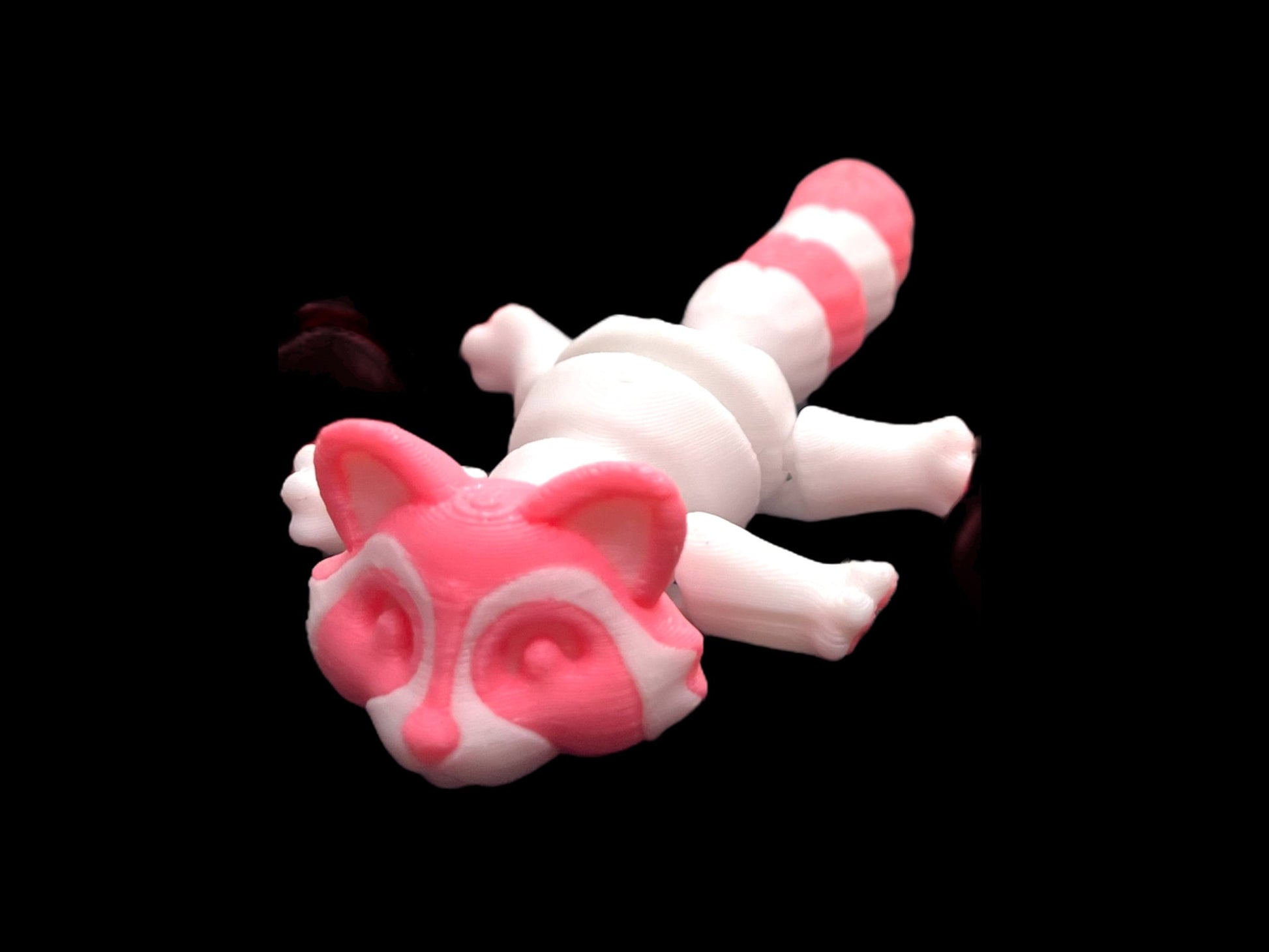 Raccoon Fidget Toy - Cute 3D Printed Raccoon Toy for Relaxation | ADHD | Stocking Filler