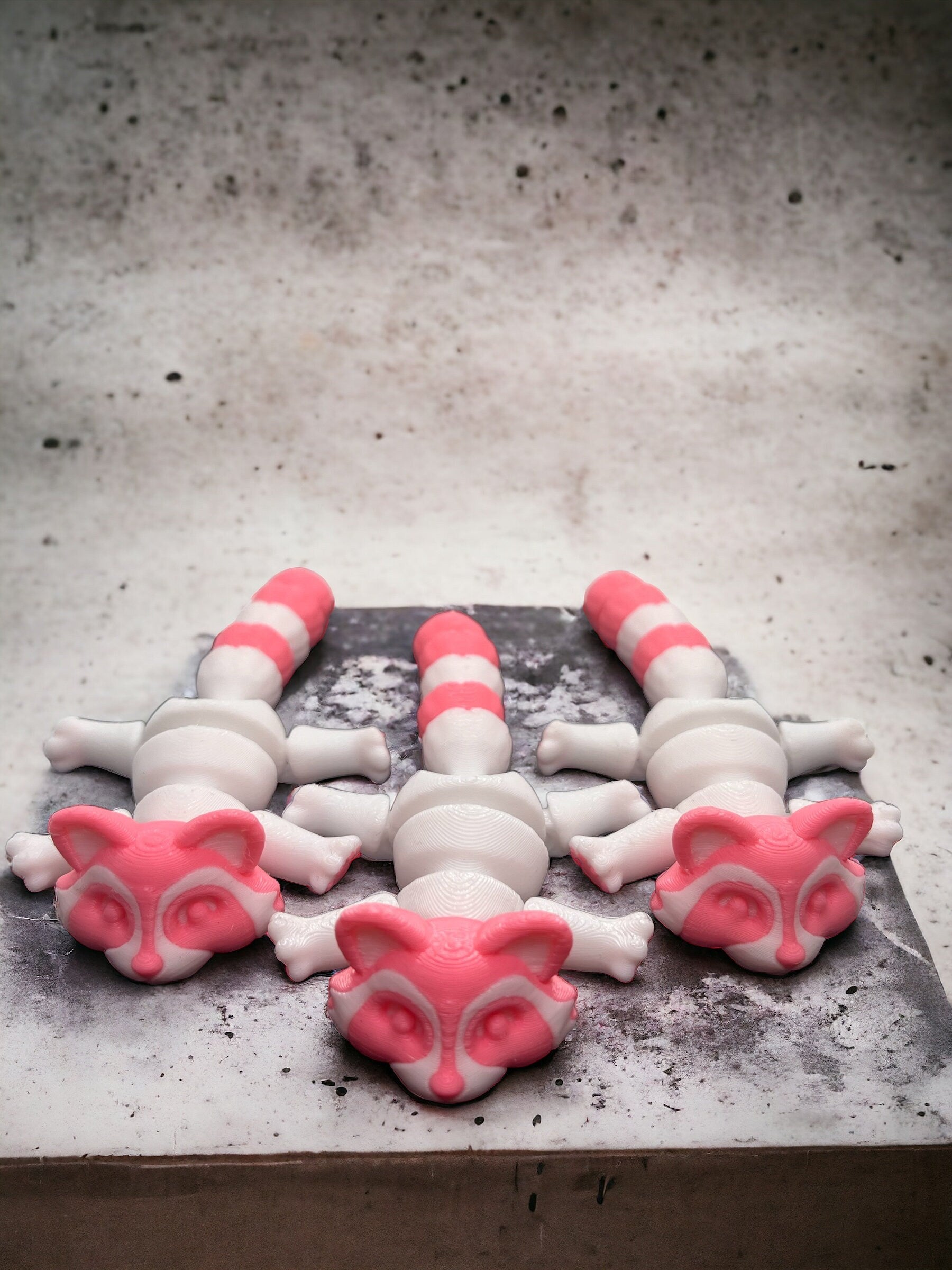 Raccoon Fidget Toy - Cute 3D Printed Raccoon Toy for Relaxation | ADHD | Stocking Filler