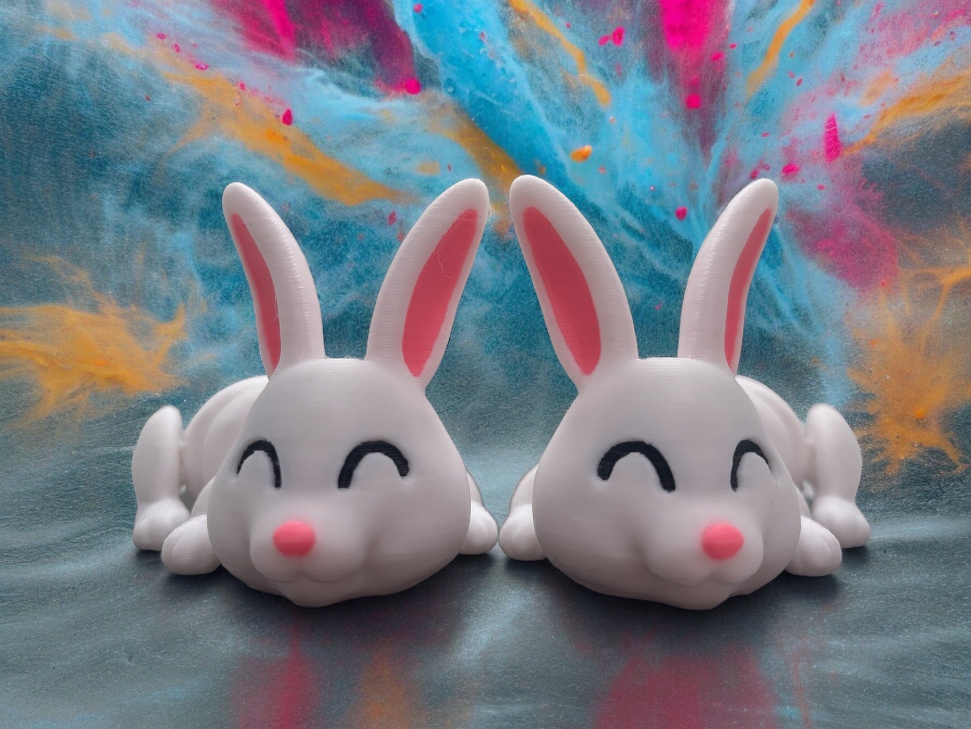 Articulated Bunny Rabbit Fidget Toy - ADHD toy, Sensory Toy, Desk Toy, Autism Toy, 3D Printed Toy