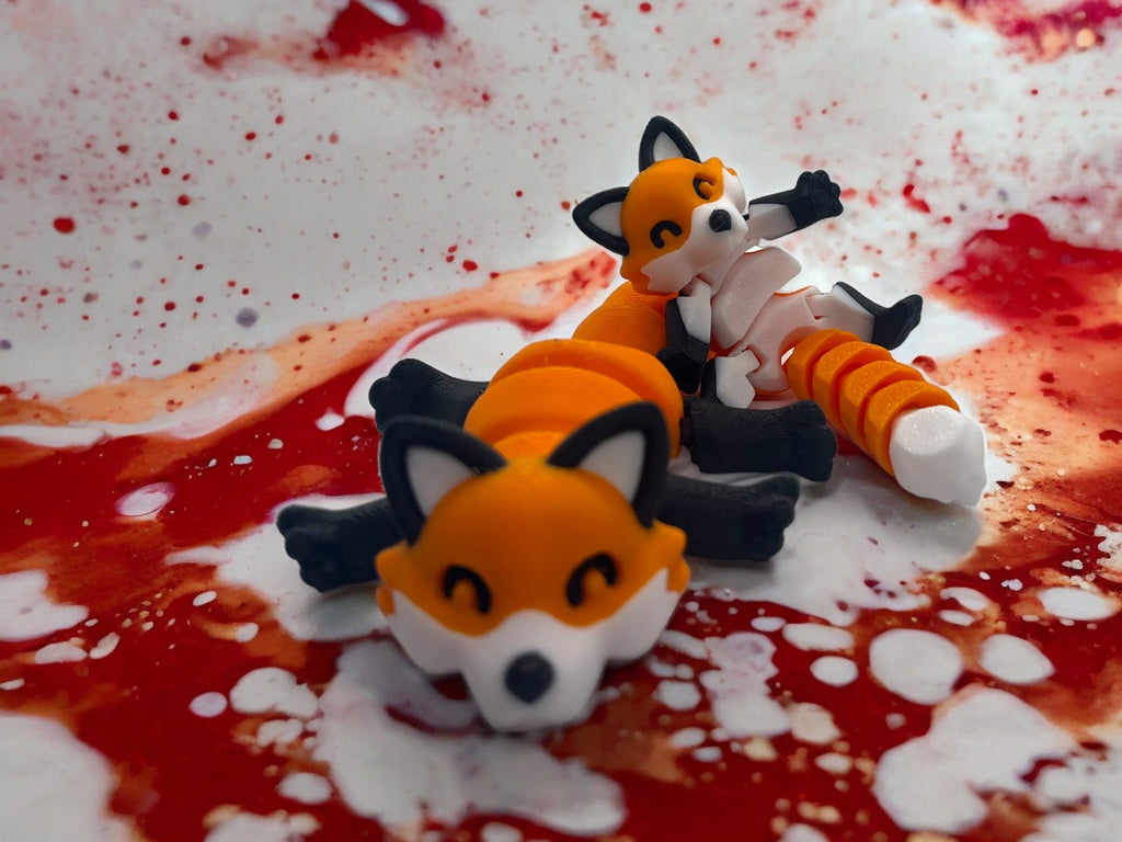 Cute Articulated Fox Fidget Toy | Desk Toy | ADHD Toy | Home Decor
