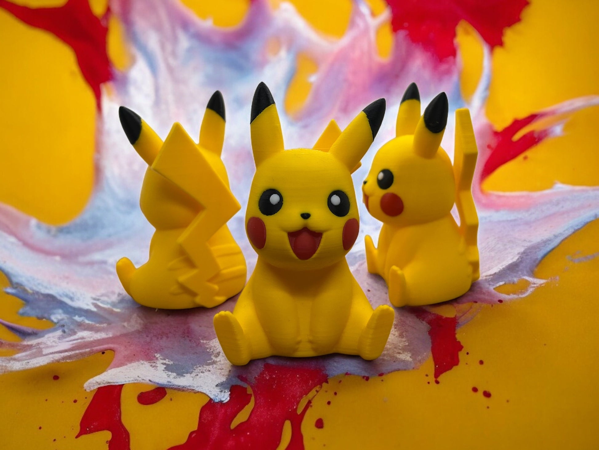 3D Printed Pokémon Pikachu Figure
