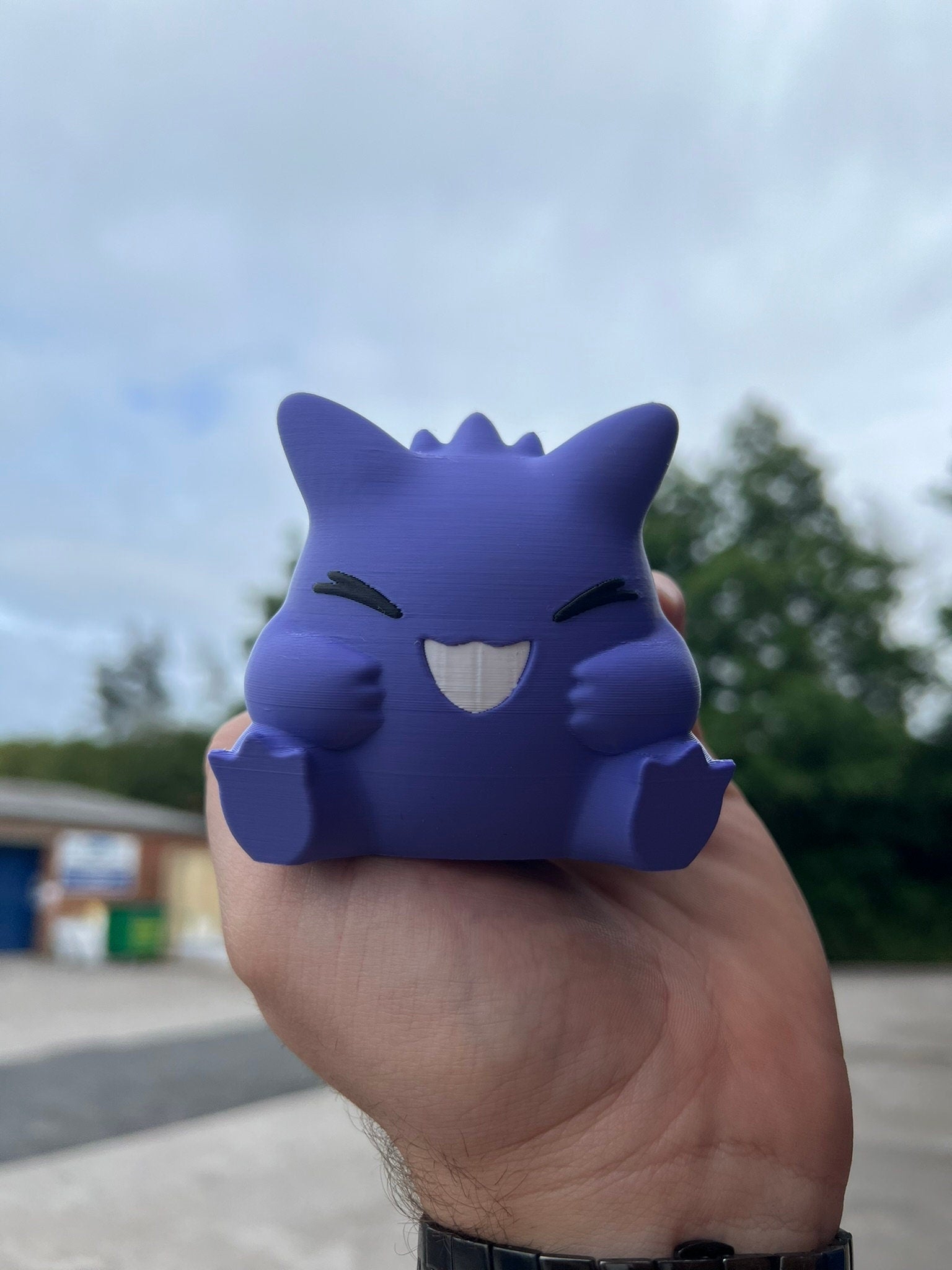 Cute Gengar Pokemon Art Statue / Figure | 3D Printed | Anime Gifts for Him / Her | Gamer Gifts