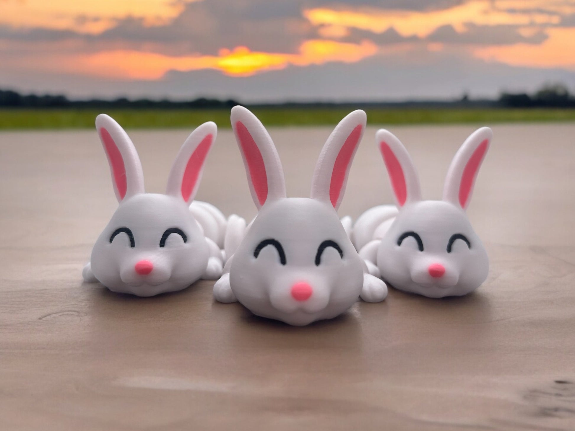 Articulated Bunny Rabbit Fidget Toy - ADHD toy, Sensory Toy, Desk Toy, Autism Toy, 3D Printed Toy