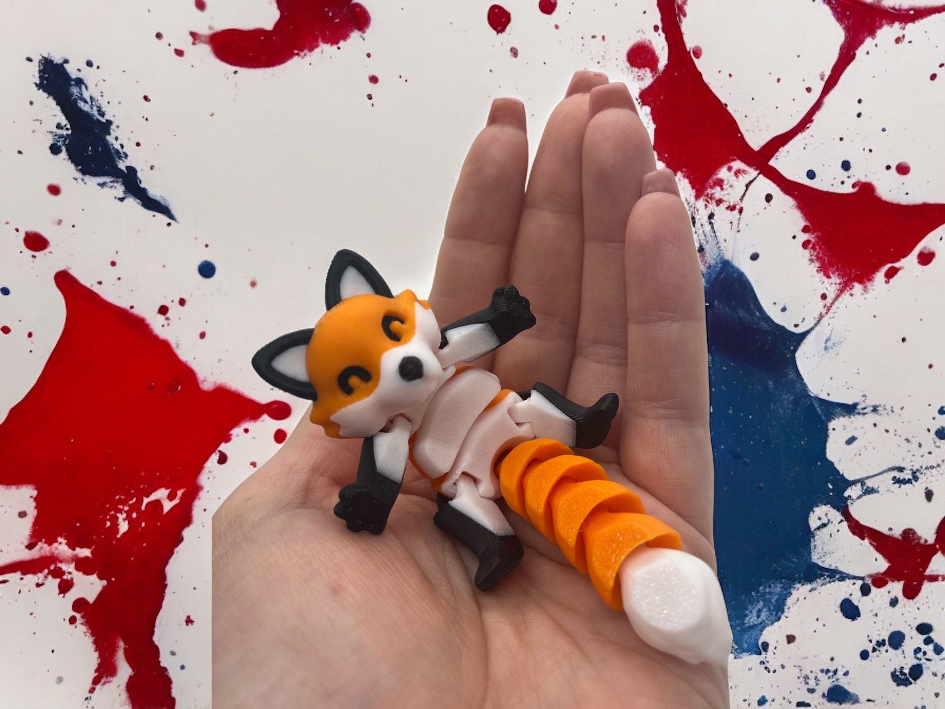 Cute Articulated Fox Fidget Toy | Desk Toy | ADHD Toy | Home Decor