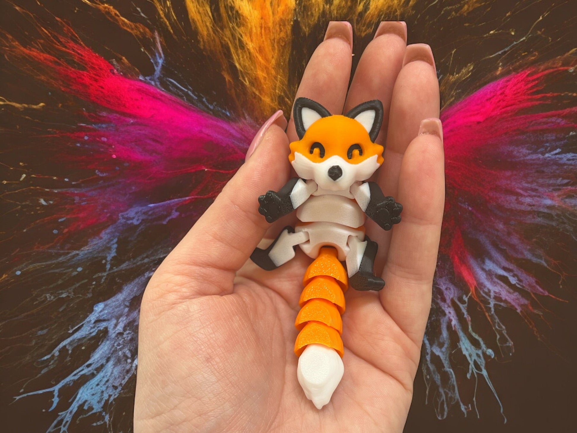 Cute Articulated Fox Fidget Toy | Desk Toy | ADHD Toy | Home Decor