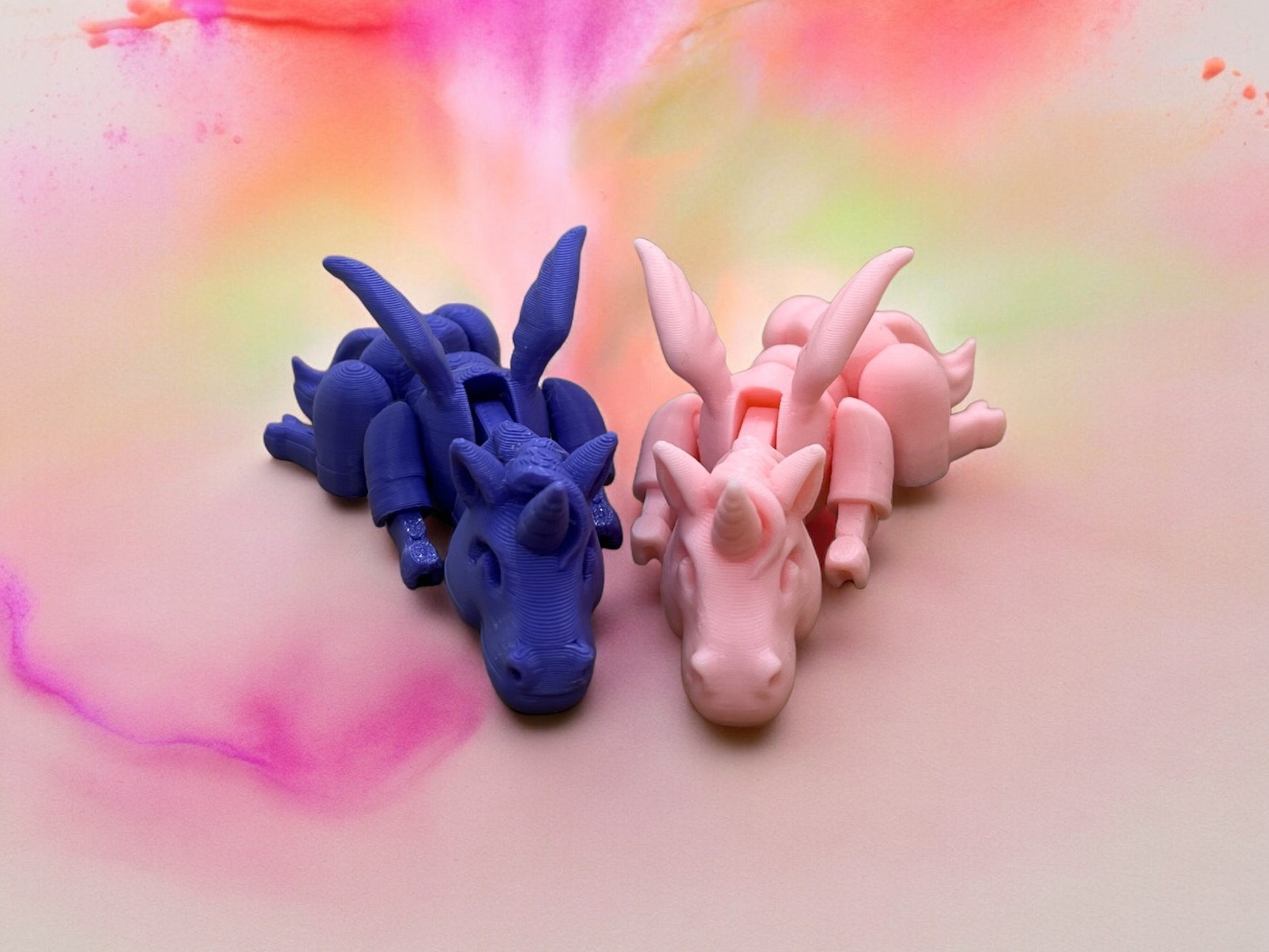 Articulated Unicorn | 3D Printed Figurine | Whimsical Desk Decor | Handcrafted Collectible | Gifts for Her
