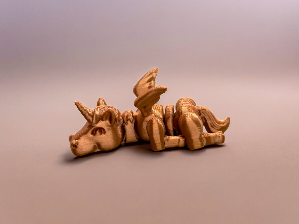 Articulated Unicorn | 3D Printed Figurine | Whimsical Desk Decor | Handcrafted Collectible | Gifts for Her