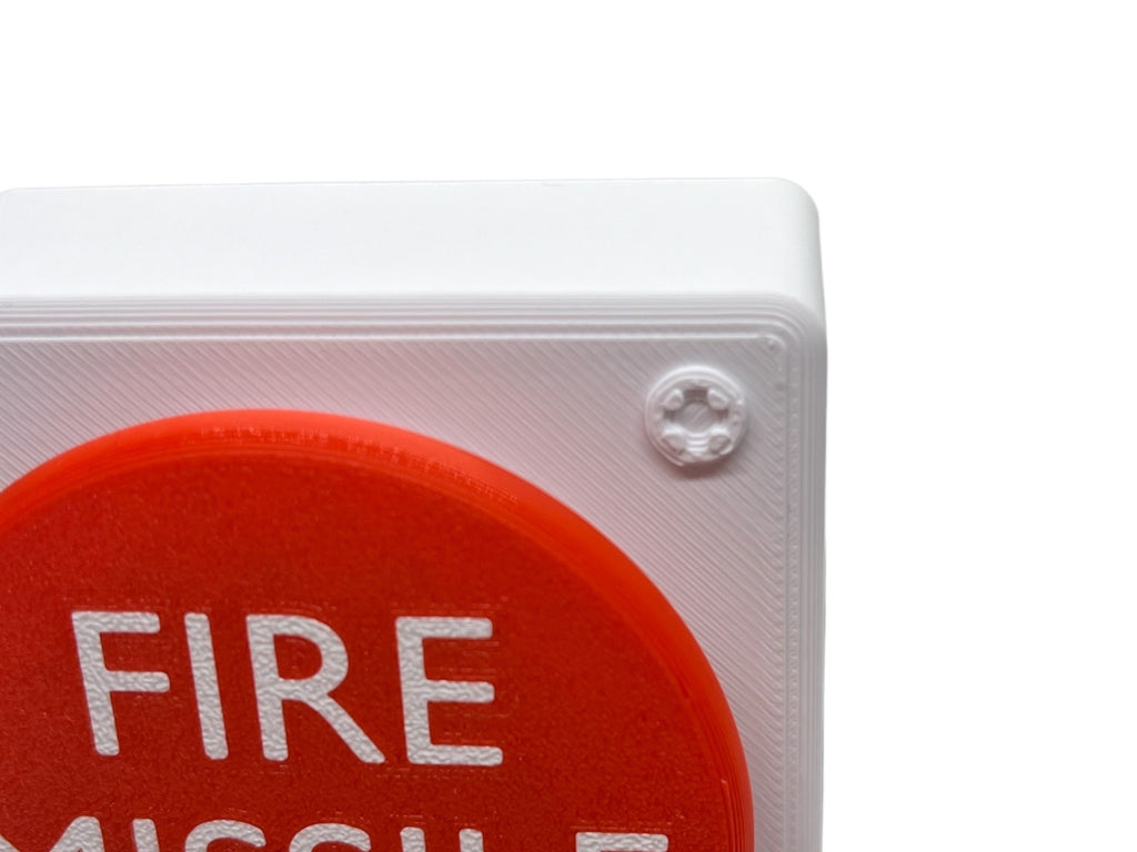 Fire Missile Toilet Flush Button Cover | Fathers Day Gift | Funny Bathroom Decor | Gag Gift | Novelty Flush Button | Gifts for Him