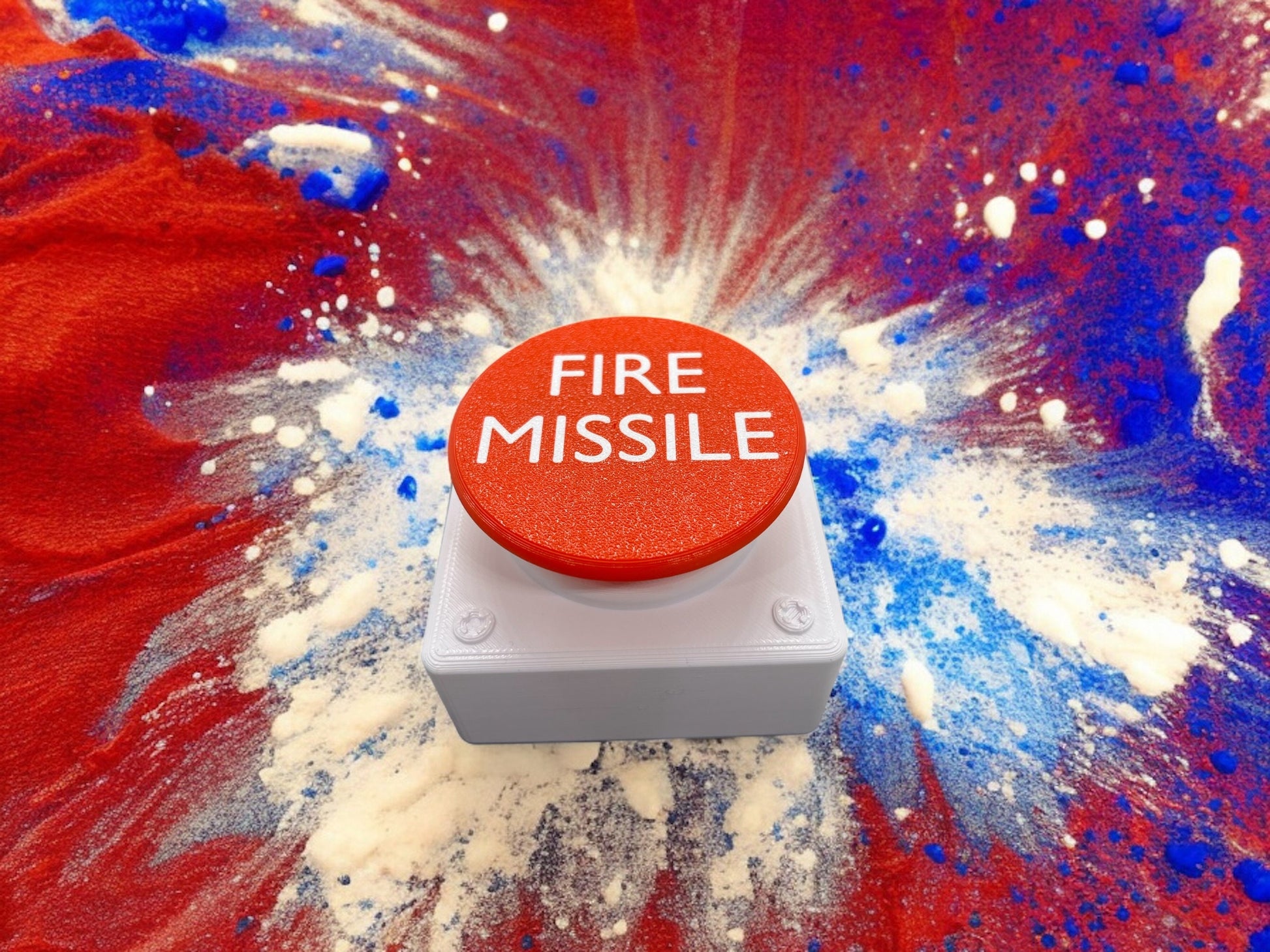 Fire Missile Toilet Flush Button Cover | Fathers Day Gift | Funny Bathroom Decor | Gag Gift | Novelty Flush Button | Gifts for Him