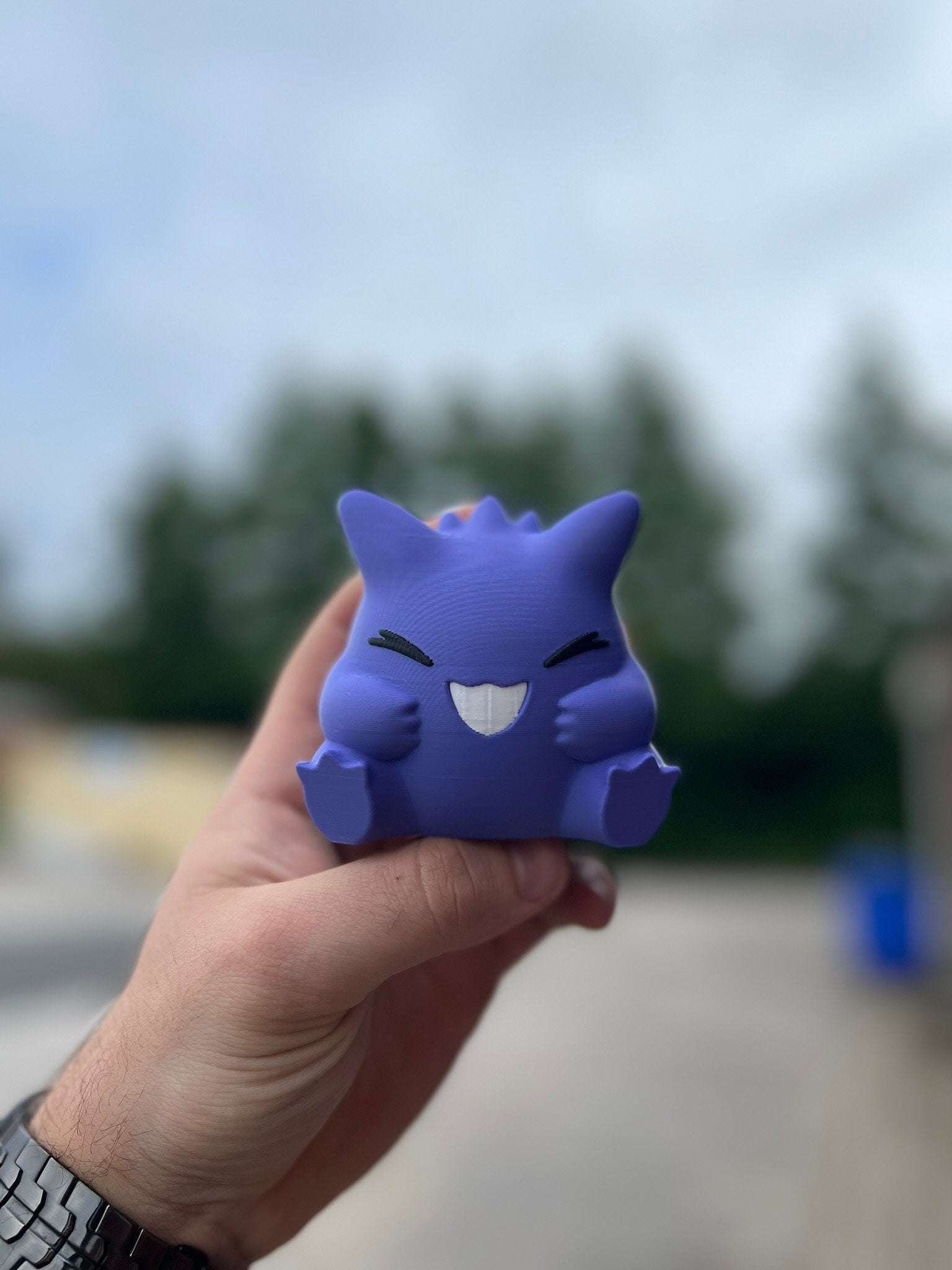 Cute Gengar Pokemon Art Statue / Figure | 3D Printed | Anime Gifts for Him / Her | Gamer Gifts