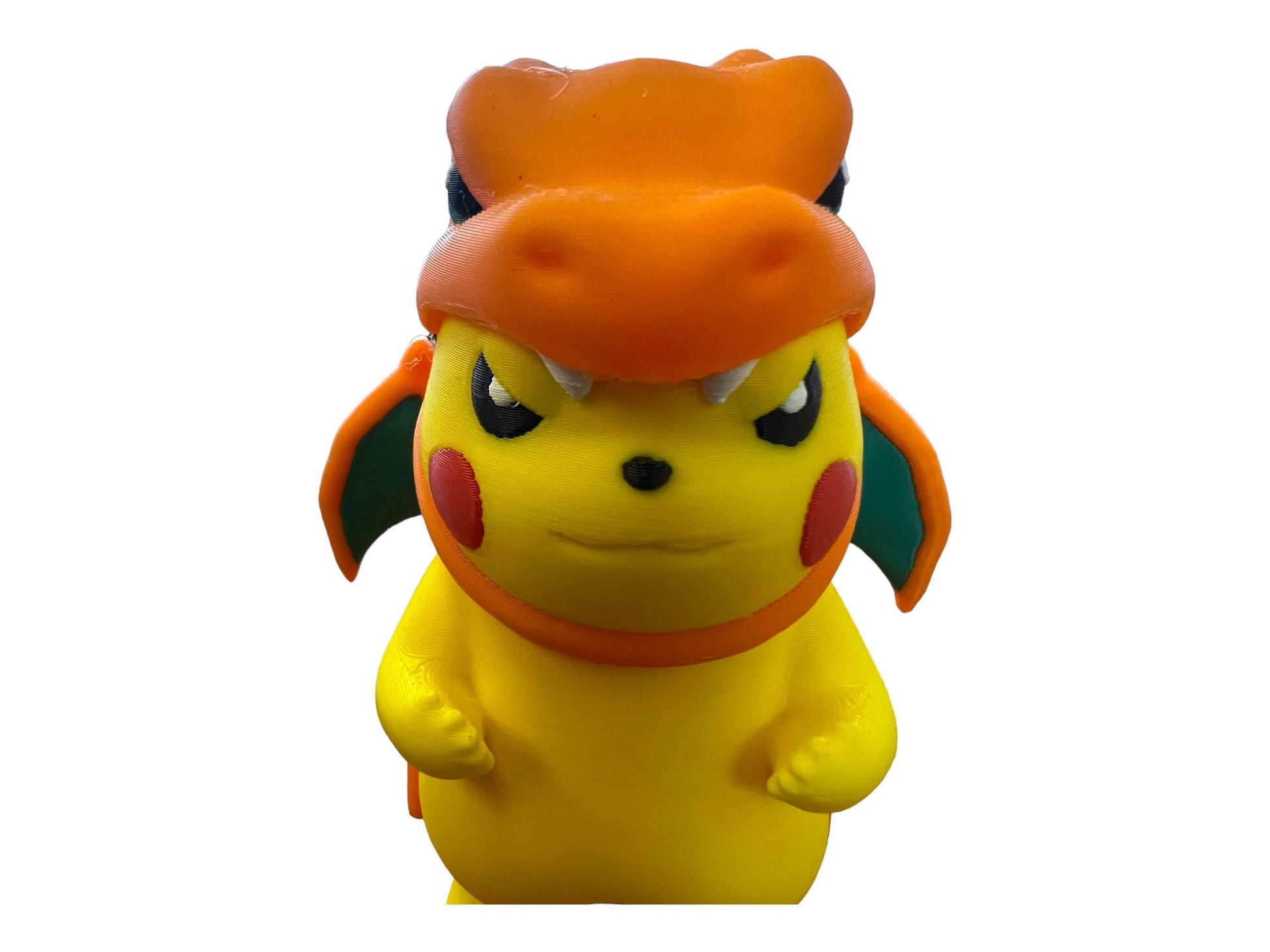 Adorable 3D Printed Pikachu Cosplay Charizard Figure: Collectible Nintendo Fan Art