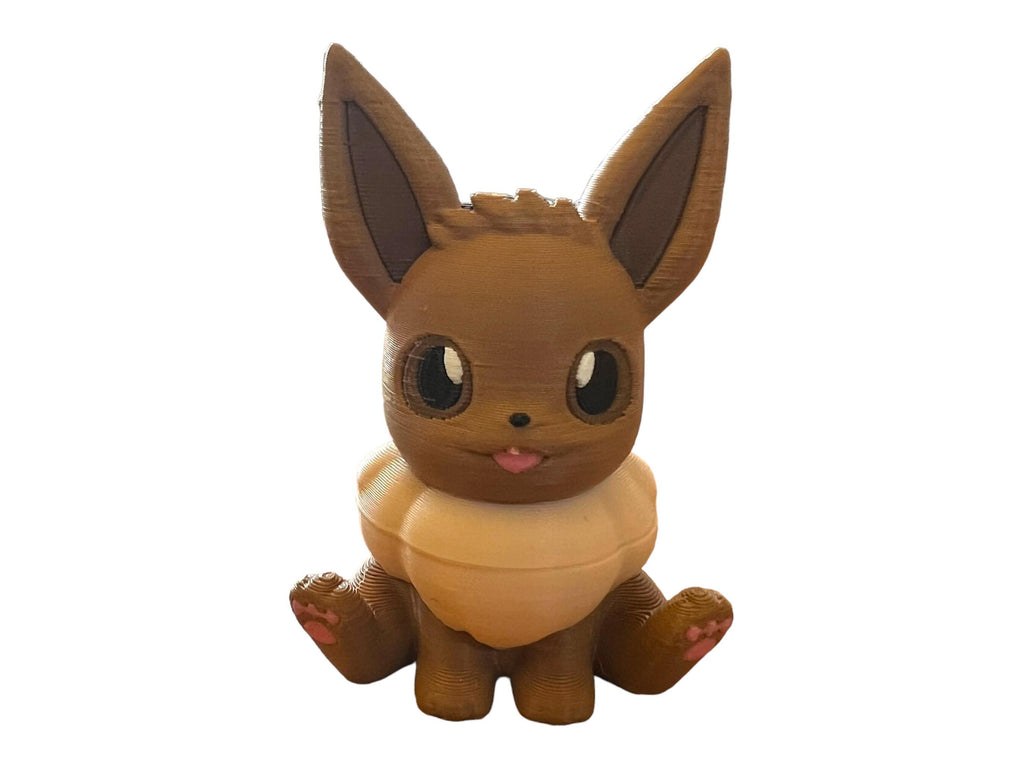 Adorable Eevee Pokemon Figurine - 3D Printed Collectible