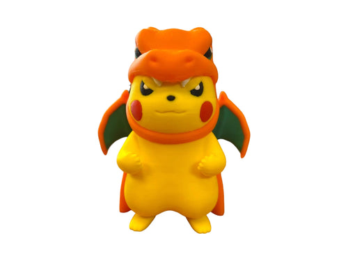 Adorable 3D Printed Pikachu Cosplay Charizard Figure: Collectible Nintendo Fan Art