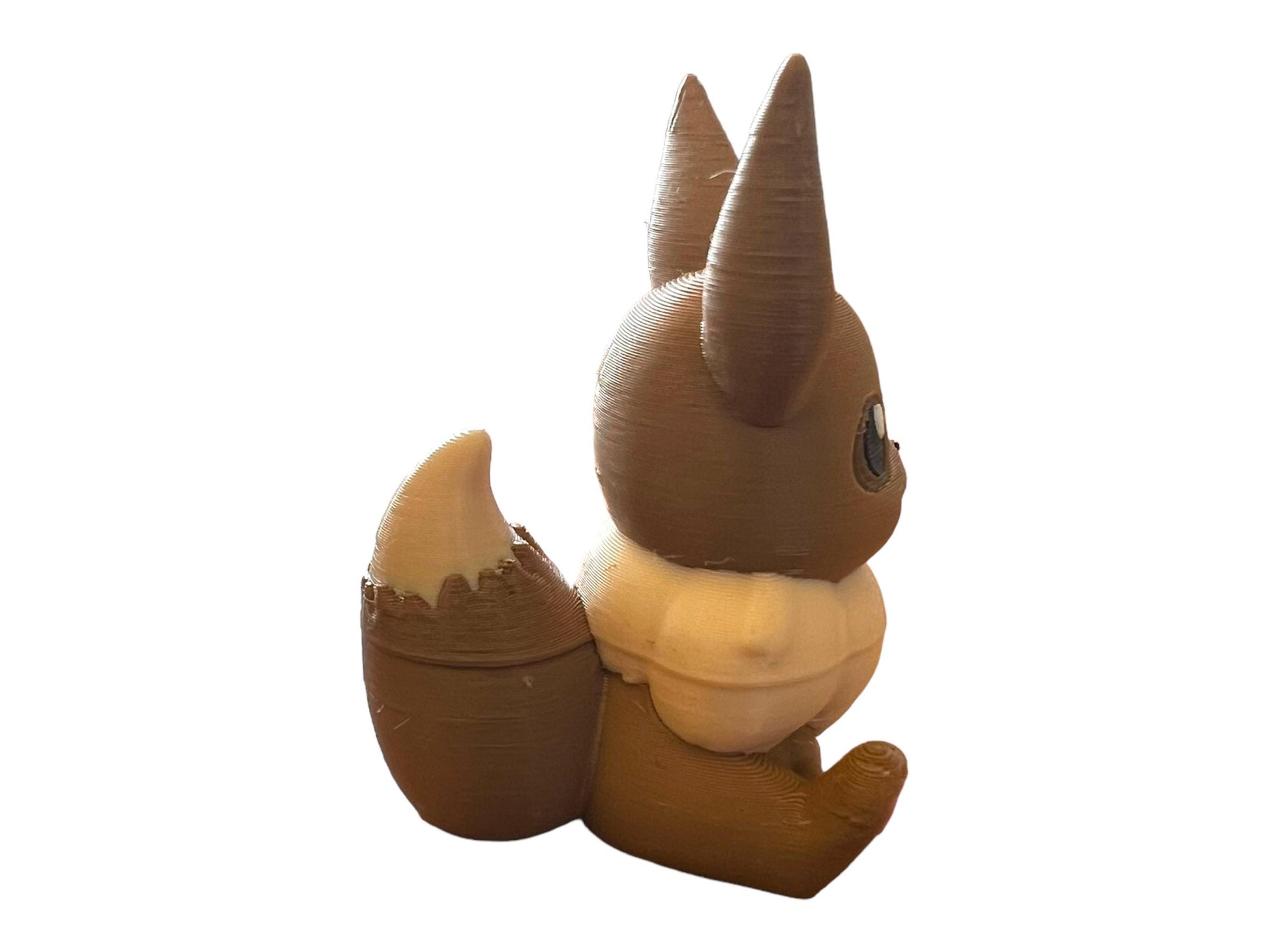 Adorable Eevee Pokemon Figurine - 3D Printed Collectible