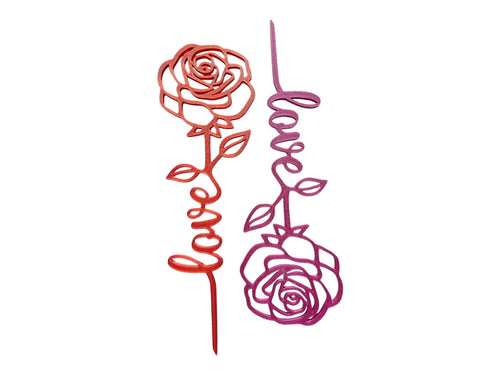 3D Printed Valentines Day Rose Flower | Romantic Gift for Him & Her | Unique Desk Decor