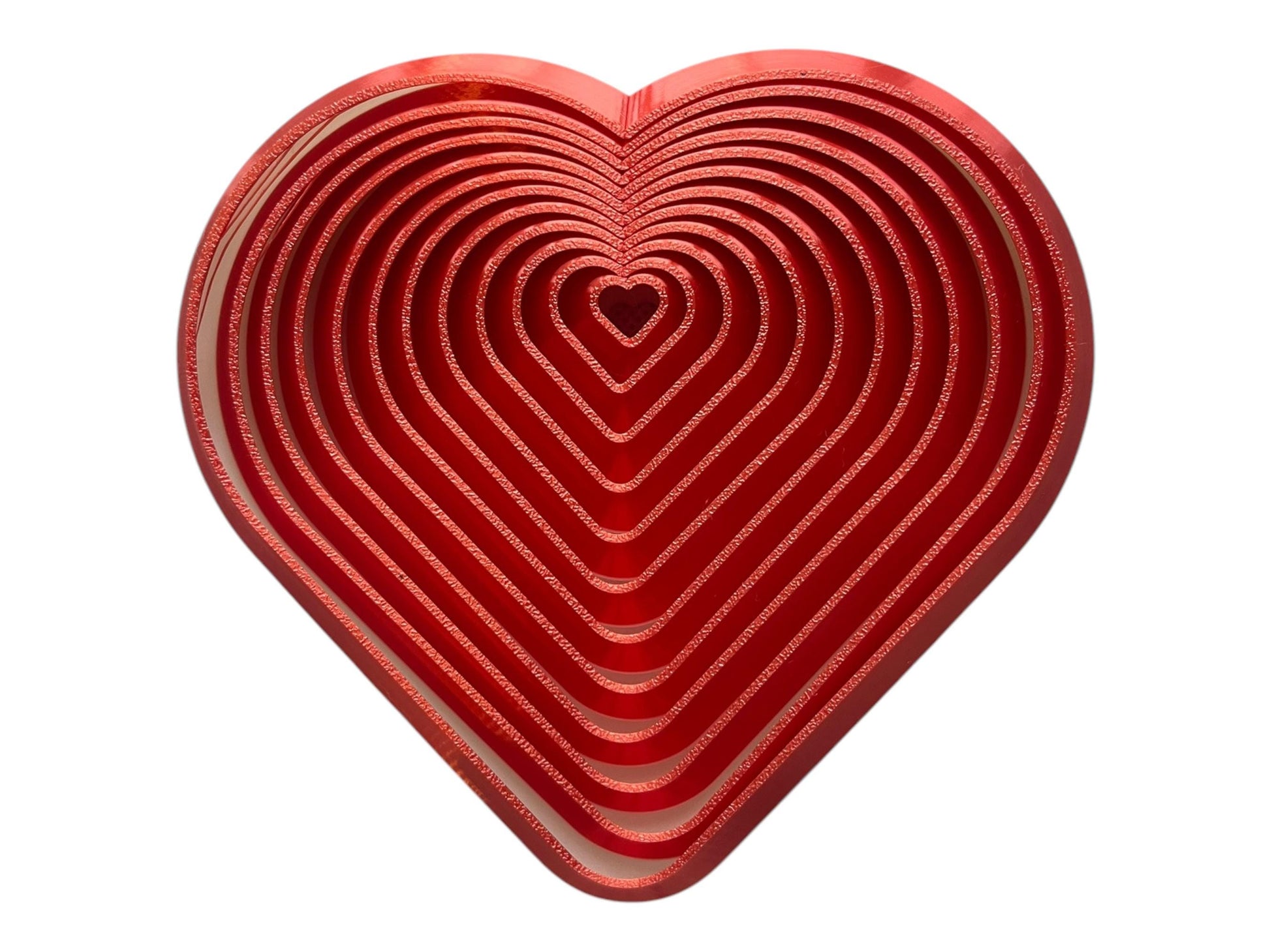 The Fidget Heart Tornado | 3D Printed Fidget Heart | Sensory | ASMR | Tinker Tool | Stress Relieve Desk Toy