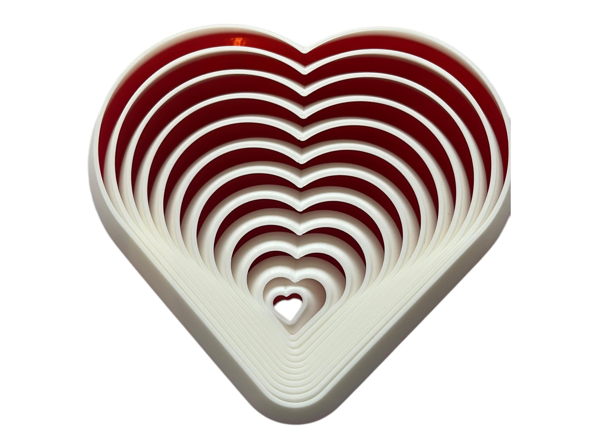 The Fidget Heart Tornado | 3D Printed Fidget Heart | Sensory | ASMR | Tinker Tool | Stress Relieve Desk Toy