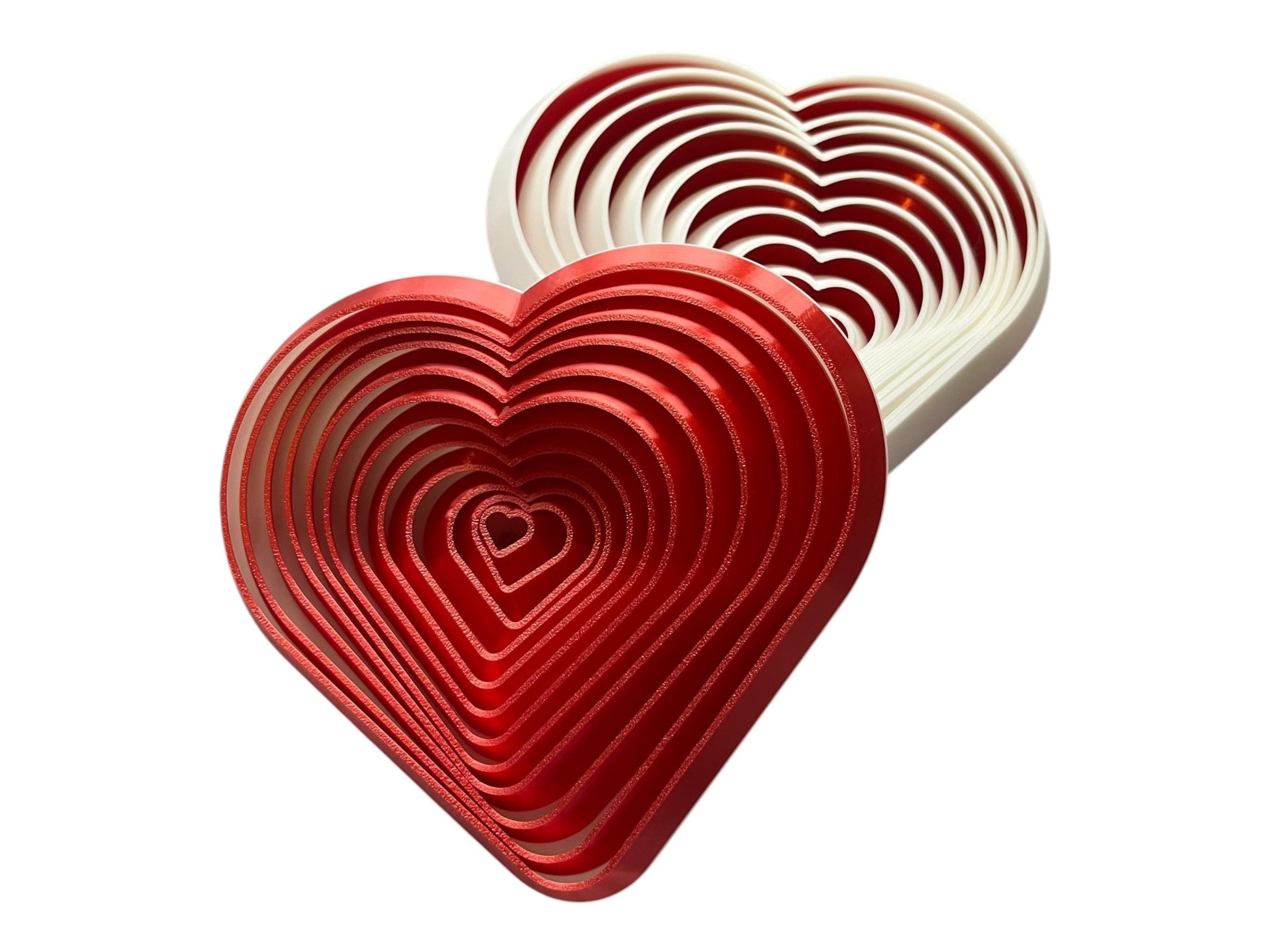 The Fidget Heart Tornado | 3D Printed Fidget Heart | Sensory | ASMR | Tinker Tool | Stress Relieve Desk Toy
