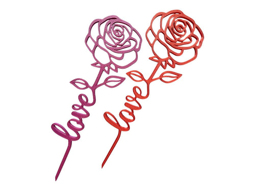 3D Printed Valentines Day Rose Flower | Romantic Gift for Him & Her | Unique Desk Decor