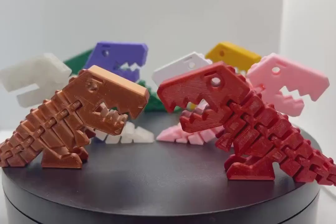 Dinosaur - Adorable Flexible T-Rex | Whimsical Dinosaur Toy | Perfect Desk Accessory | Gift for Dino Fans
