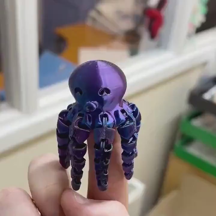 Fidget Squid / Octopus Fidget Toy: Playful Stress Relief for Her or Him